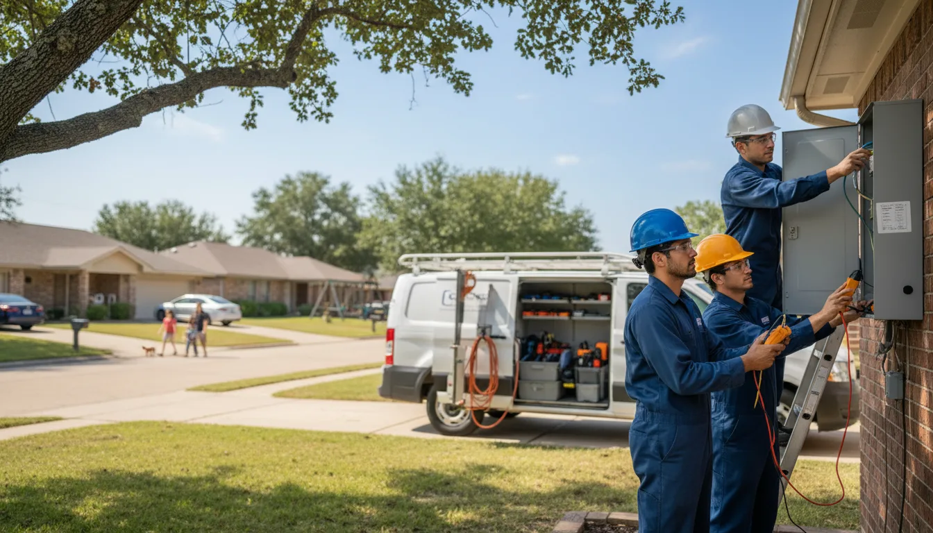 Certified electrician providing emergency electrical services in Algona, IA